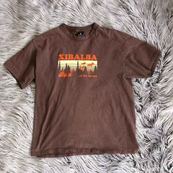 Goats: Xibalba is for Lovers Vintage y2k Brown T-Shirt by Jon Rosenberg, Size L - Picture 2 of 5